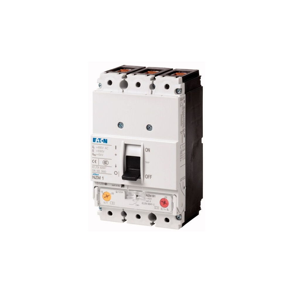 EATON NZMC1-A125 NZM1 36KA 3P 125A IEC (1pc)