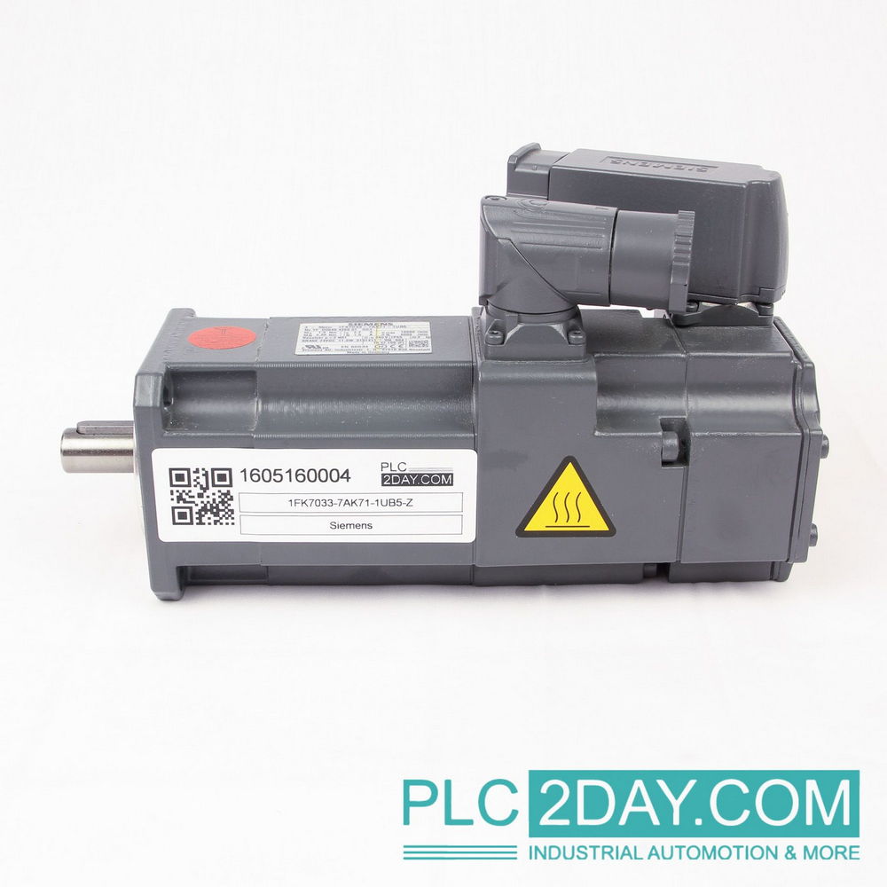 Siemens 1FK7033-7AK71-1UB5 3 Phase Motor Brake 24VDC