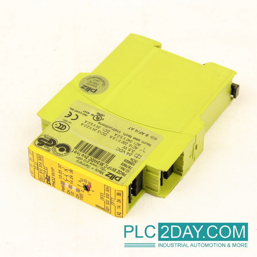 PILZ PNOZ XV1P C 30/24VDC 2n/o 1n/o t 787602 Safety Relay — изображение 2