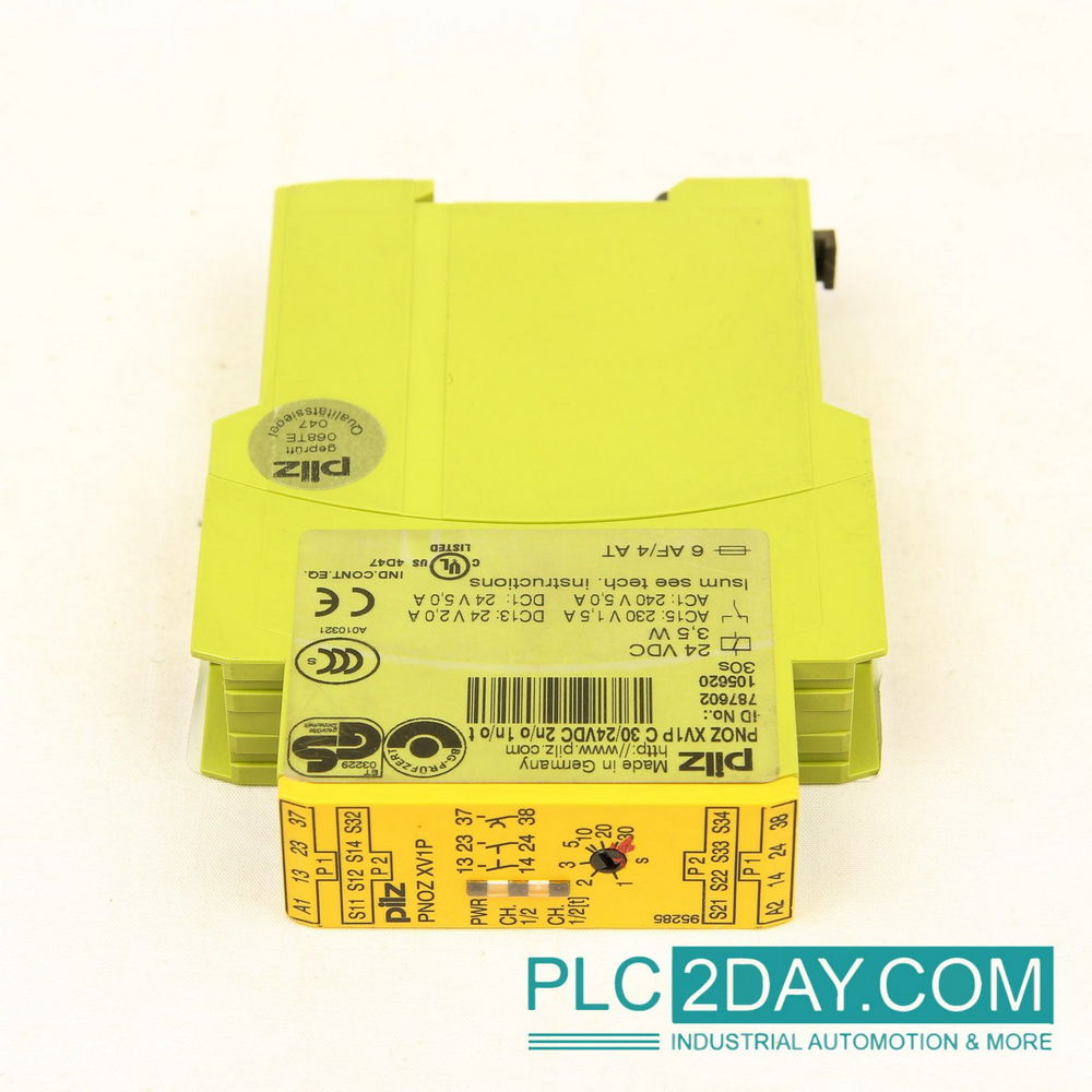 PILZ PNOZ XV1P C 30/24VDC 2n/o 1n/o t 787602 Safety Relay — изображение 3