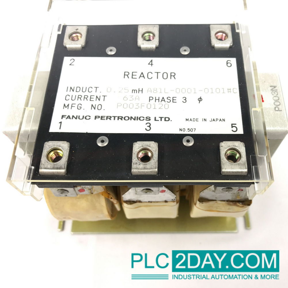 Fanuc A81L-0001-0101#C Reactor Phase 3 0.25mH 63A — изображение 5