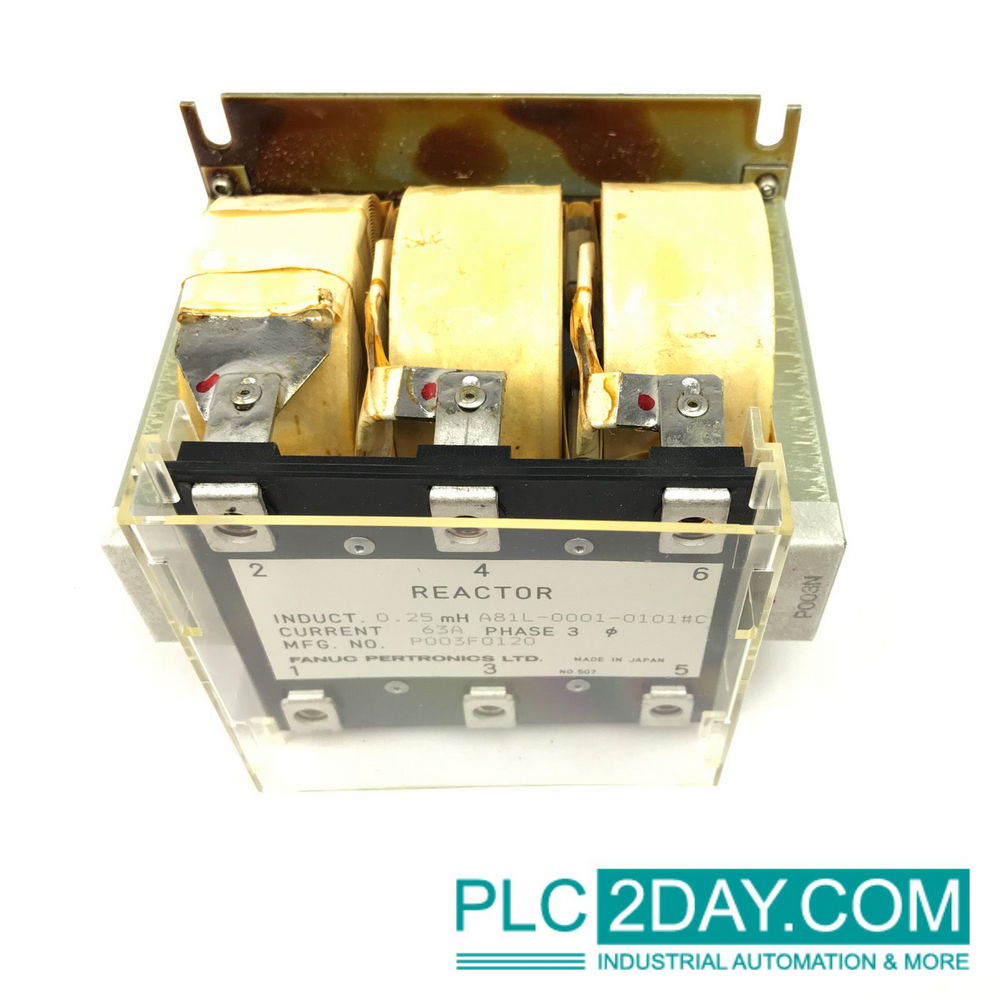 Fanuc A81L-0001-0101#C Reactor Phase 3 0.25mH 63A — изображение 6