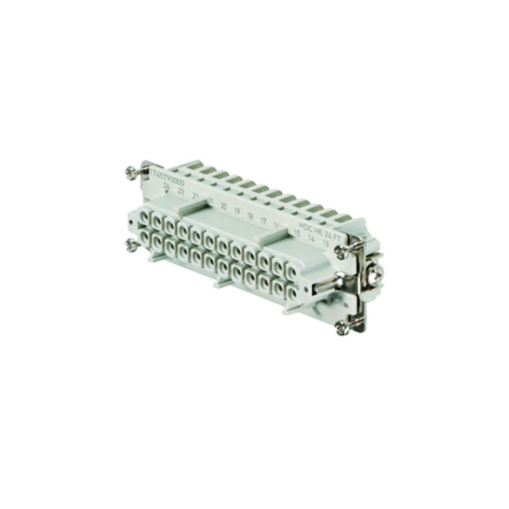 WEIDMULLER HDC HE 24 FT CONNECTOR FEMALE 24P 16A (1pc)