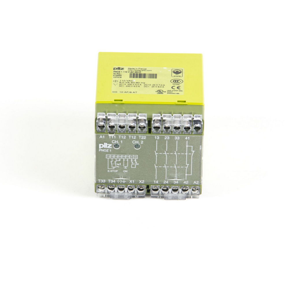 PILZ | PNOZ1 110V AC 3S1O (475630) | NSFP — изображение 4