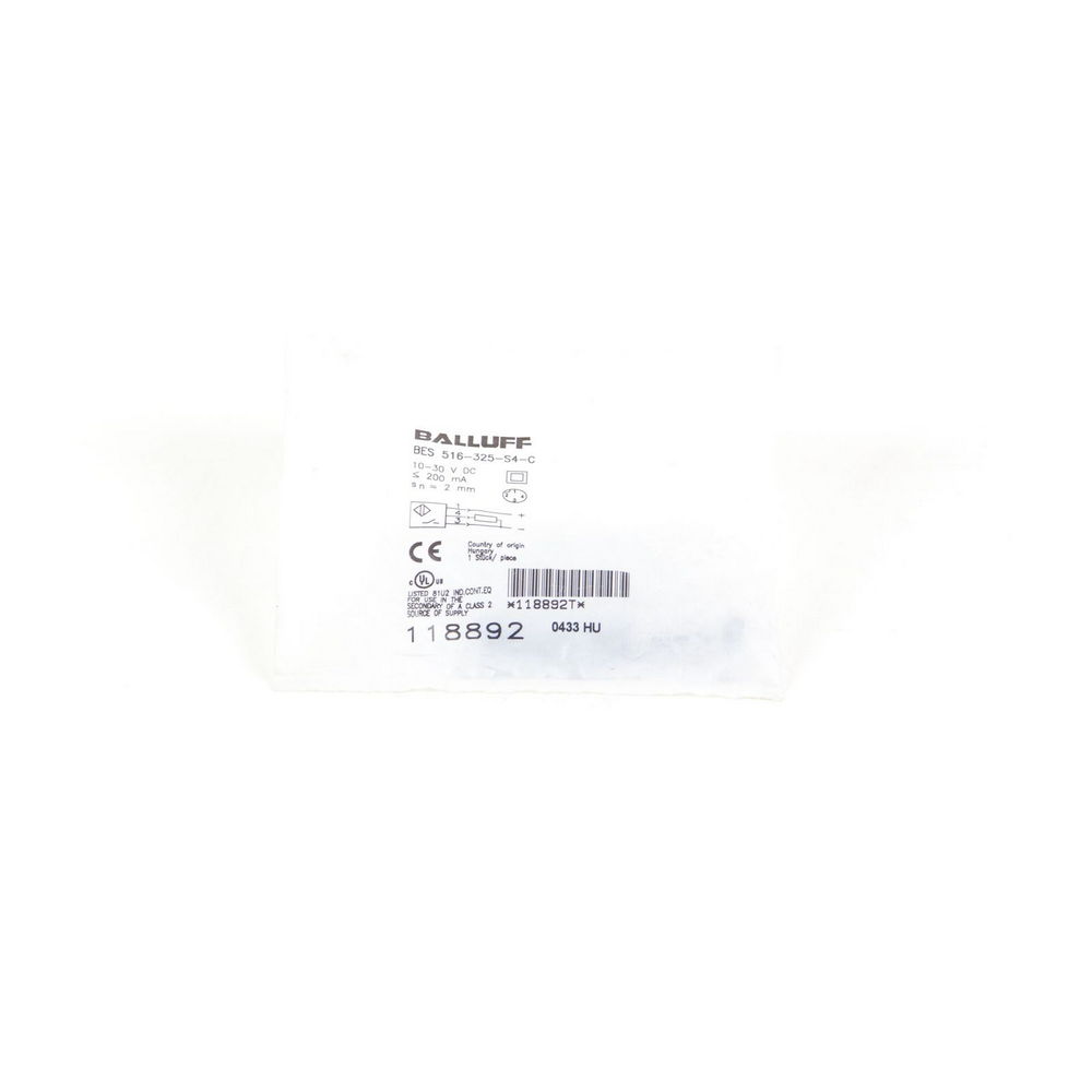 BALLUFF | BES-516-325-S4-C (118892) (Lot of 1pcs) | NSFP — изображение 2