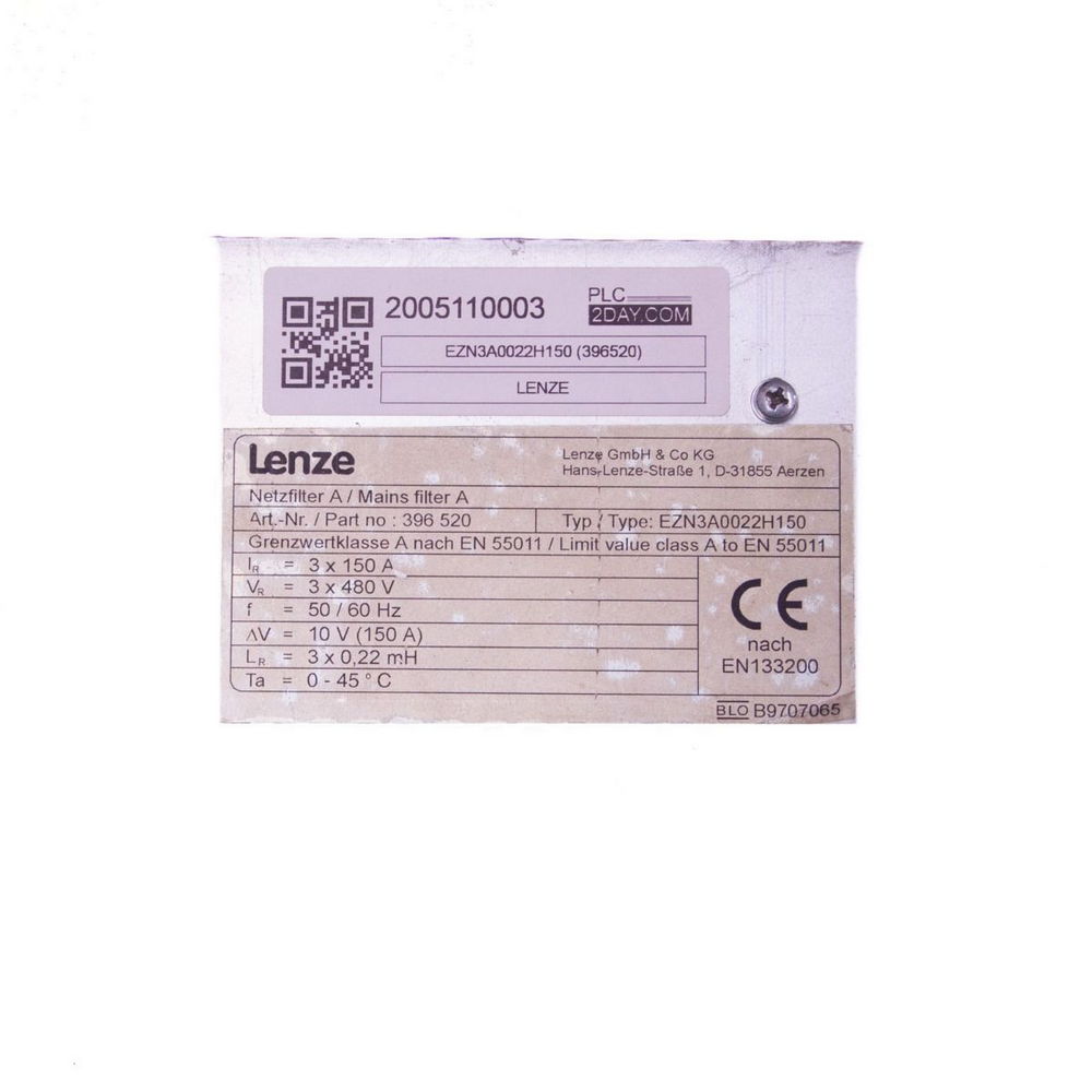 LENZE EZN3A0022H150 | USPP