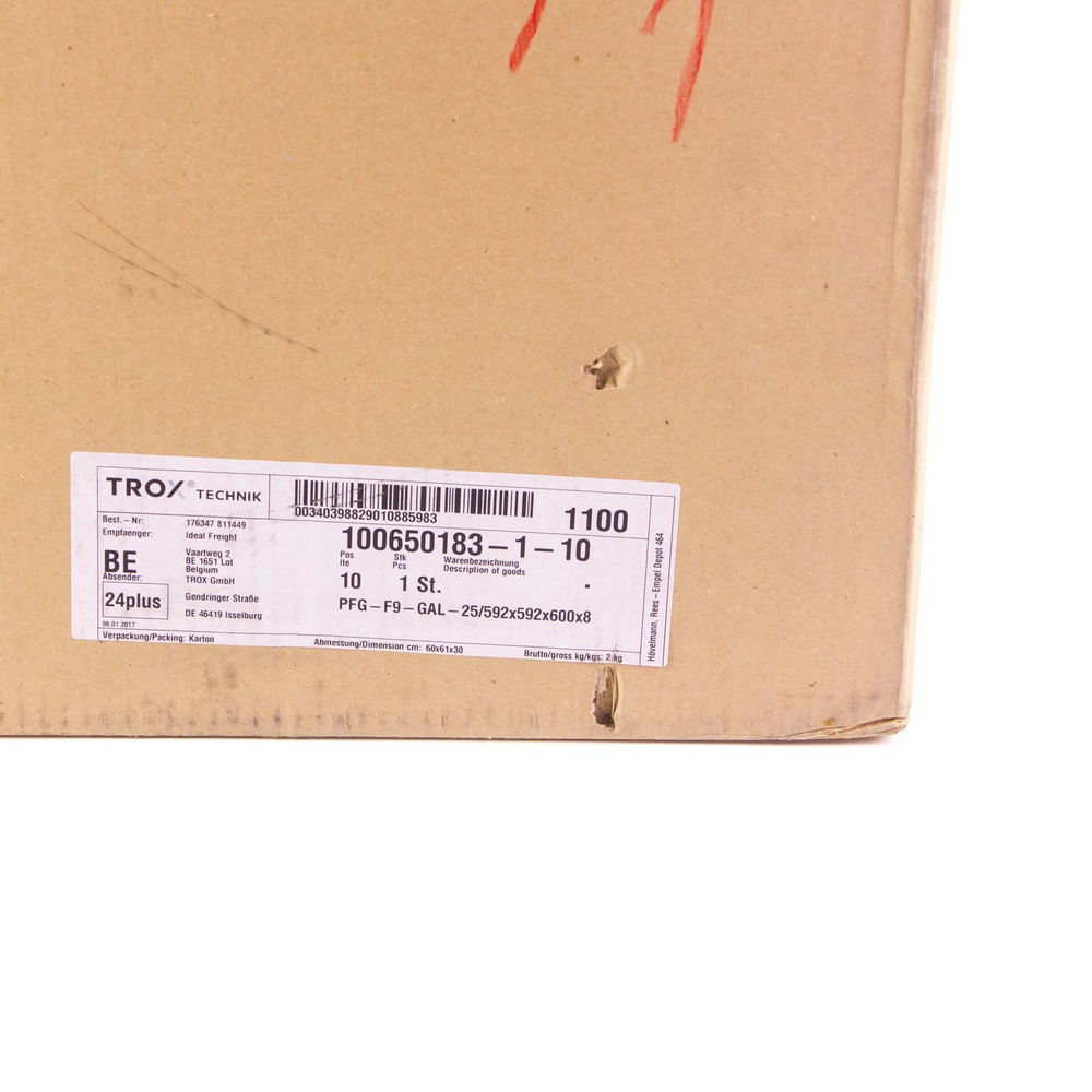 TROX PFG-F9-GAL (25/592x592x600x8) | NSFP(S)
