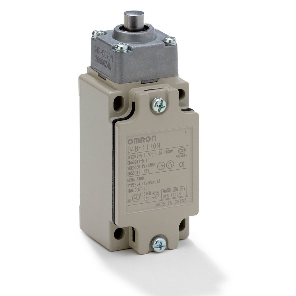 OMRON D4B4170N.1 EINDSCHAK METAAL 1WIS RECHT (1pc)