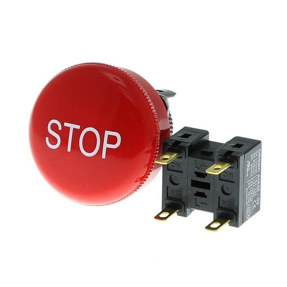 OMRON A165ES02STOP NOODSTOPSCHAKELAAR ONVERLICHT (1pc)