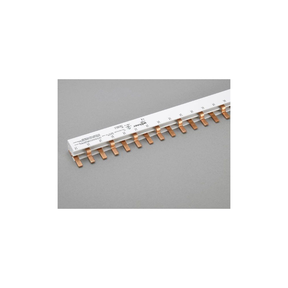 WOHNER 31561 KAMRAIL 2 POLIG STEEK 25MM2 (1pc)