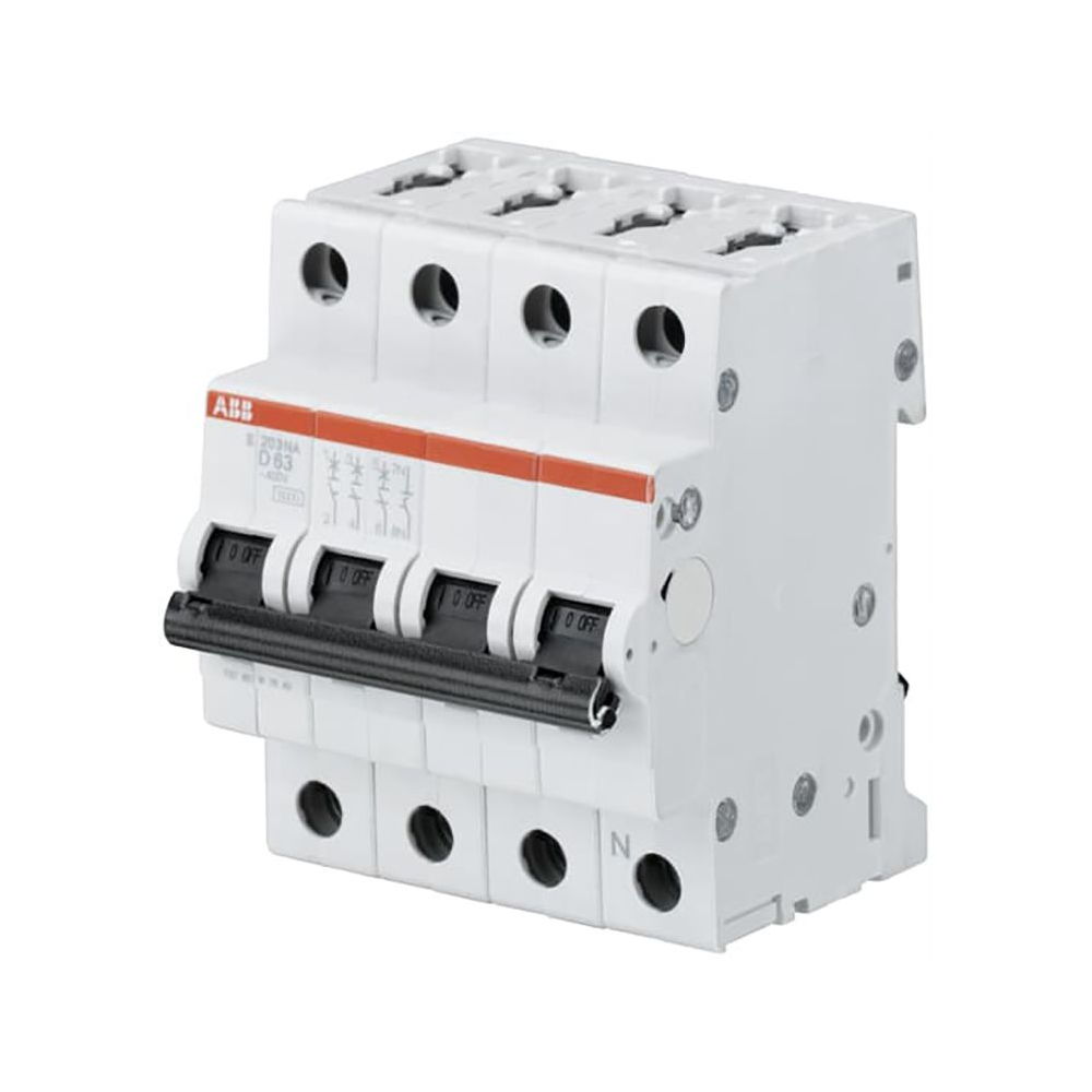 ABB S 203 D40 NA 6 KA AUTOMAAT 3P+N D KAR 40A (1pc)