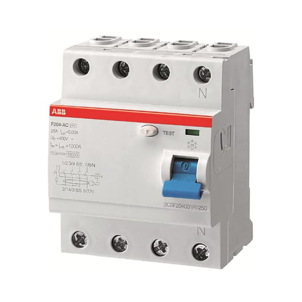 ABB F 204 A100/0 03 AP-R AARDLEKSCHAKELAAR 4P 100A 30 (1pc)