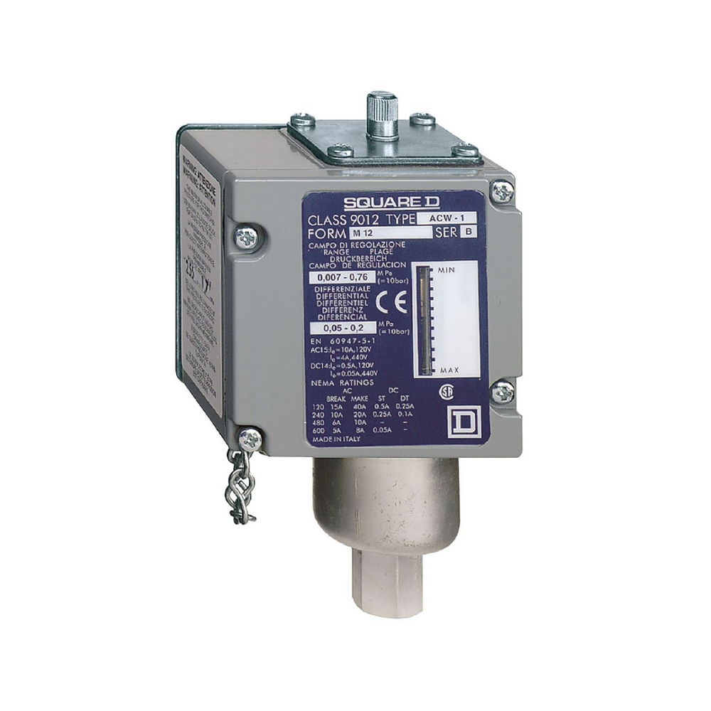 TELEMECANI ACW8M119012 PRESSOSTAT 0 07 A 7 6BARS (1pc)