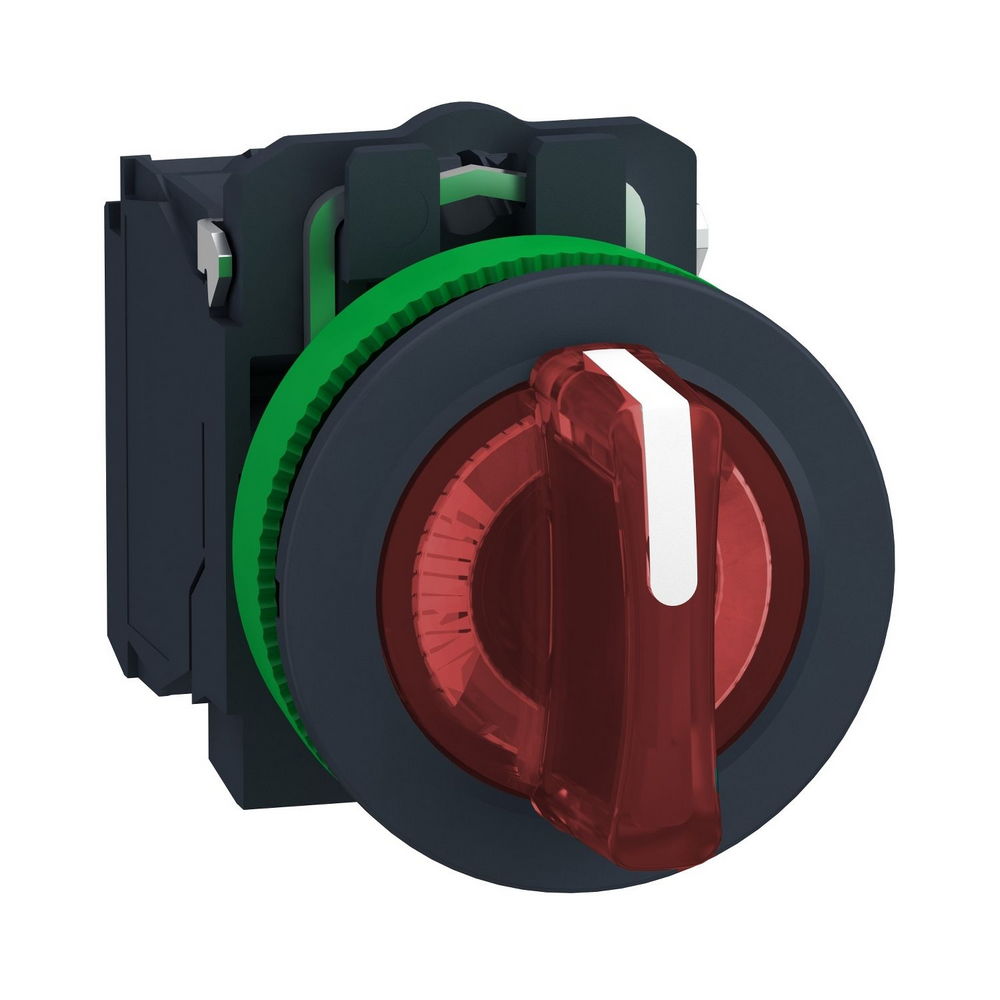 SCHNEIDER XB5FK134M5 KUN.VERZ.VERL.KEUZE 3P ROOD 23 (1pc)