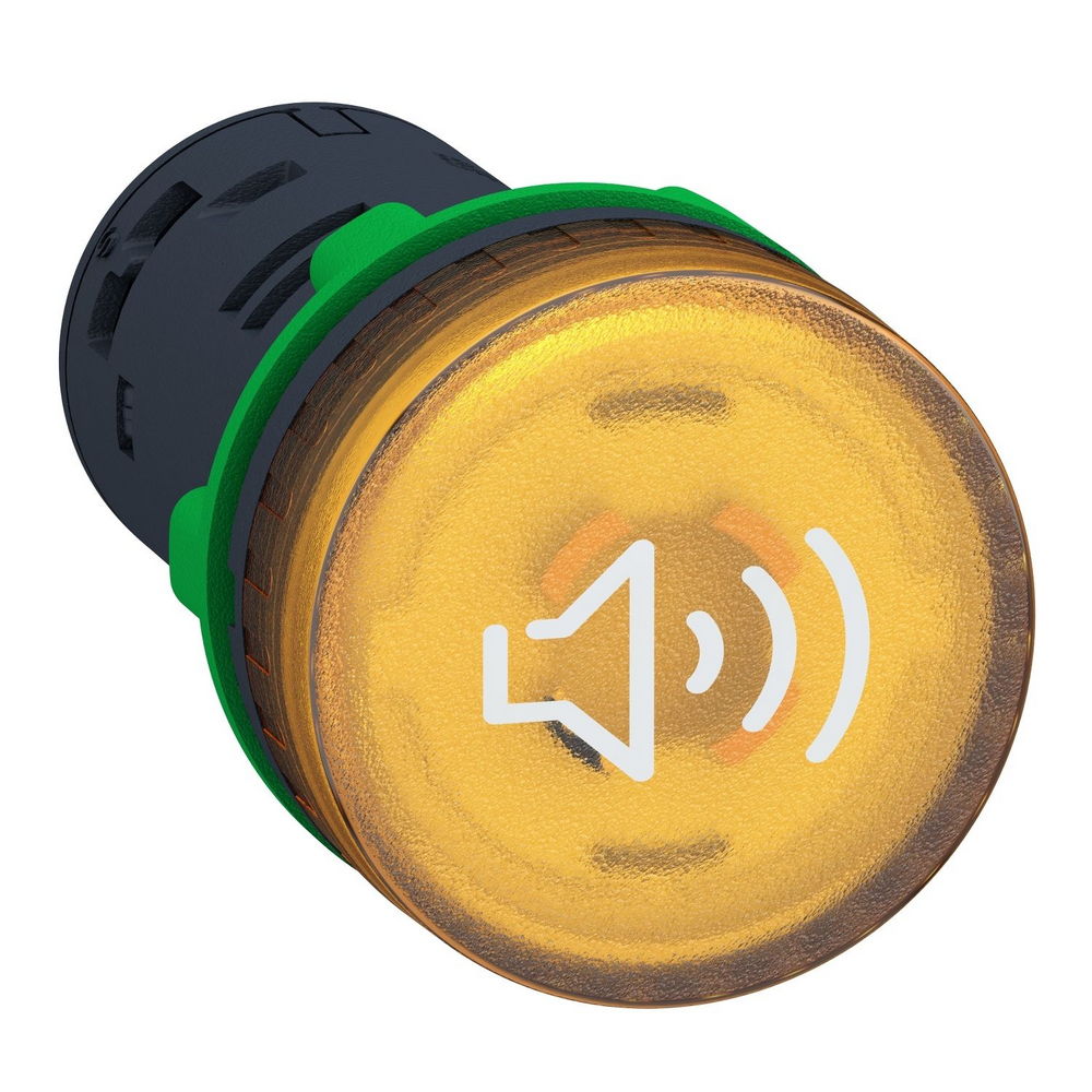 SCHNEIDER XB5KS2M8 VERLICHTE BUZZER GEEL 230/240V (1pc)