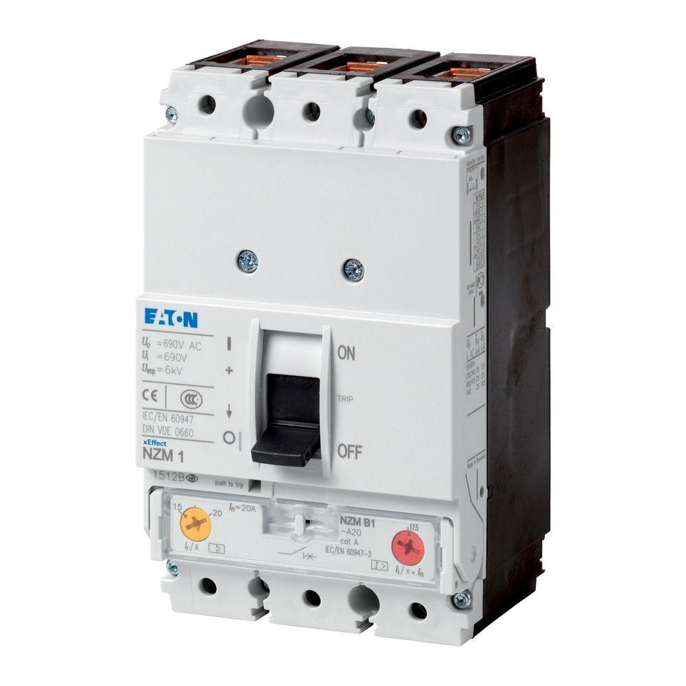 EATON NZMN1-A63-NA NZM1 50KA 3P 63A UL/IEC (1pc)
