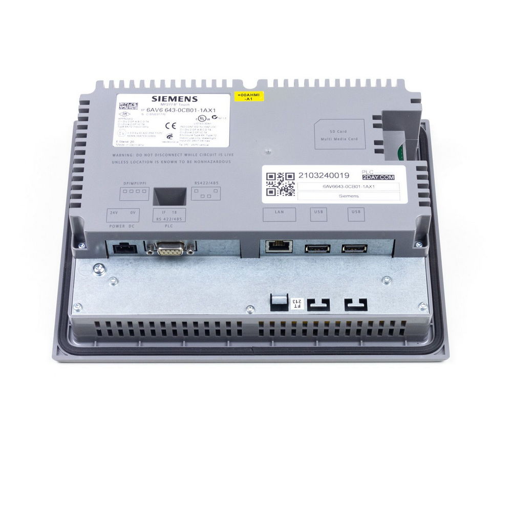 SIEMENS 6AV6 643-0CB01-1AX1 Touch Multi Panel MP277 8" — изображение 3