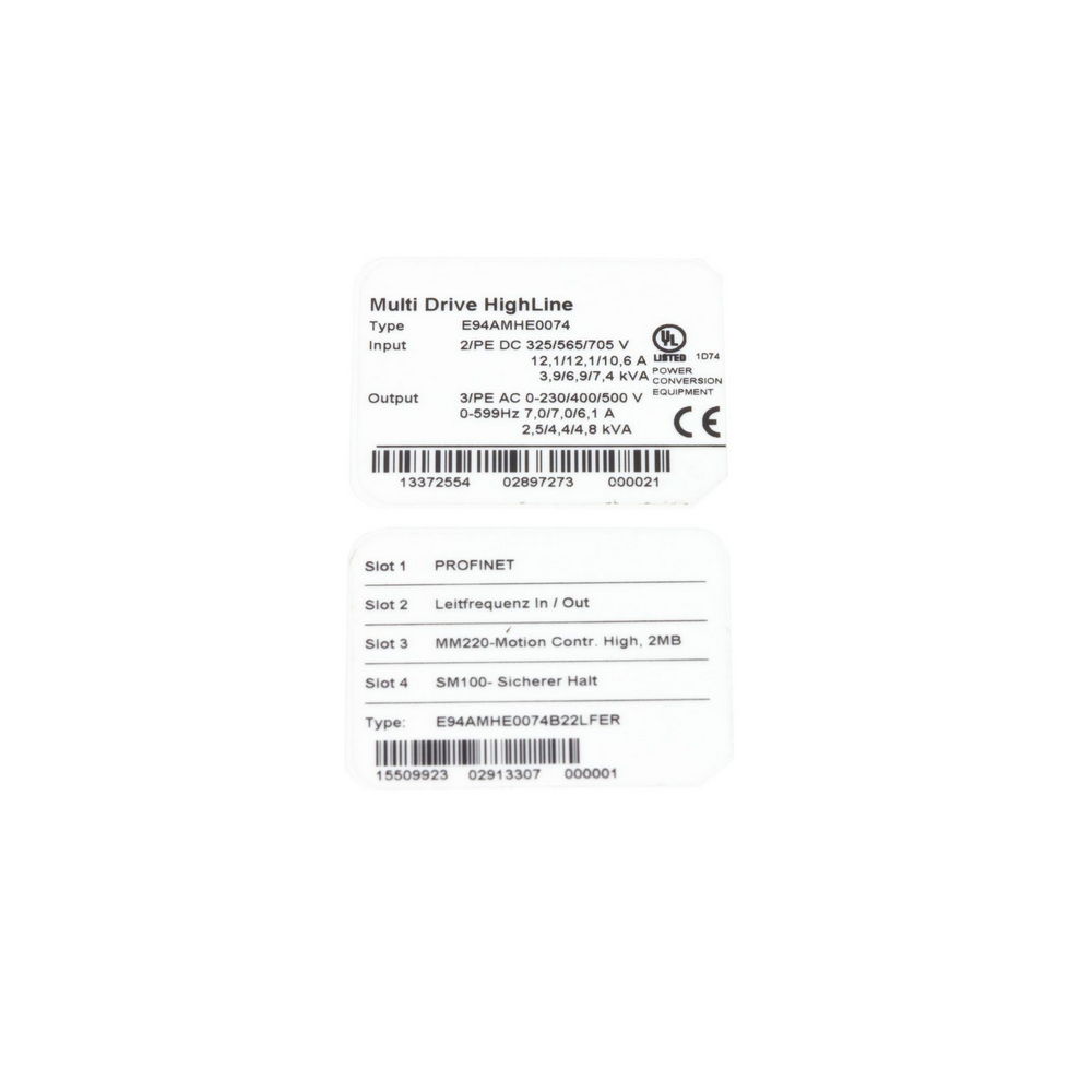 LENZE E94AMHE0074 Multi Drive High-Line, B22LFER — изображение 5