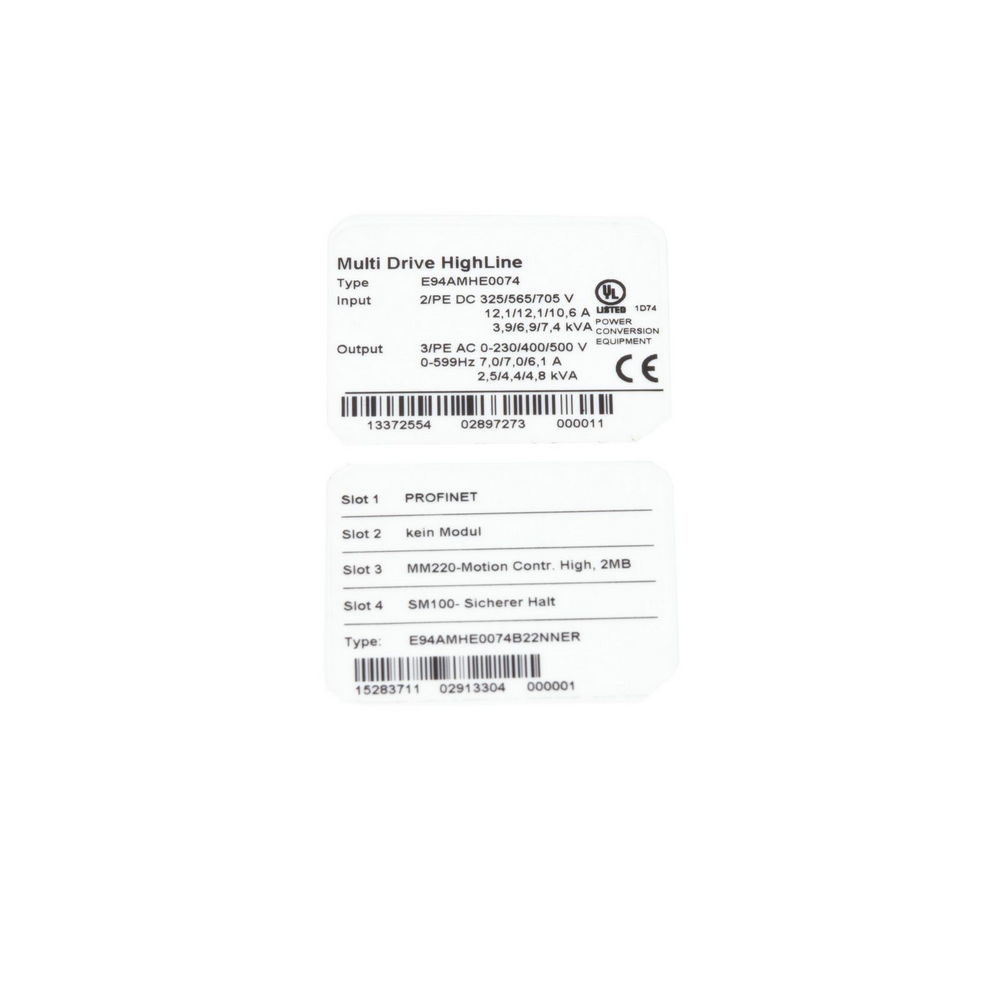LENZE E94AMHE0074 Multi Drive High-Line, B22NNER — изображение 4