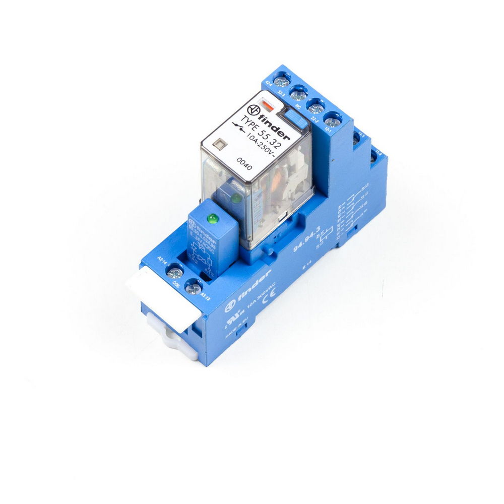 FINDER 55.32 + 94.94.3 Relay and socket