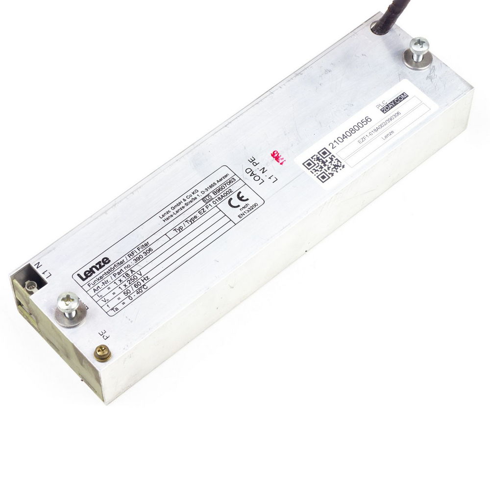 LENZE EZ F1 018A002 390306 Interference suppression filter
