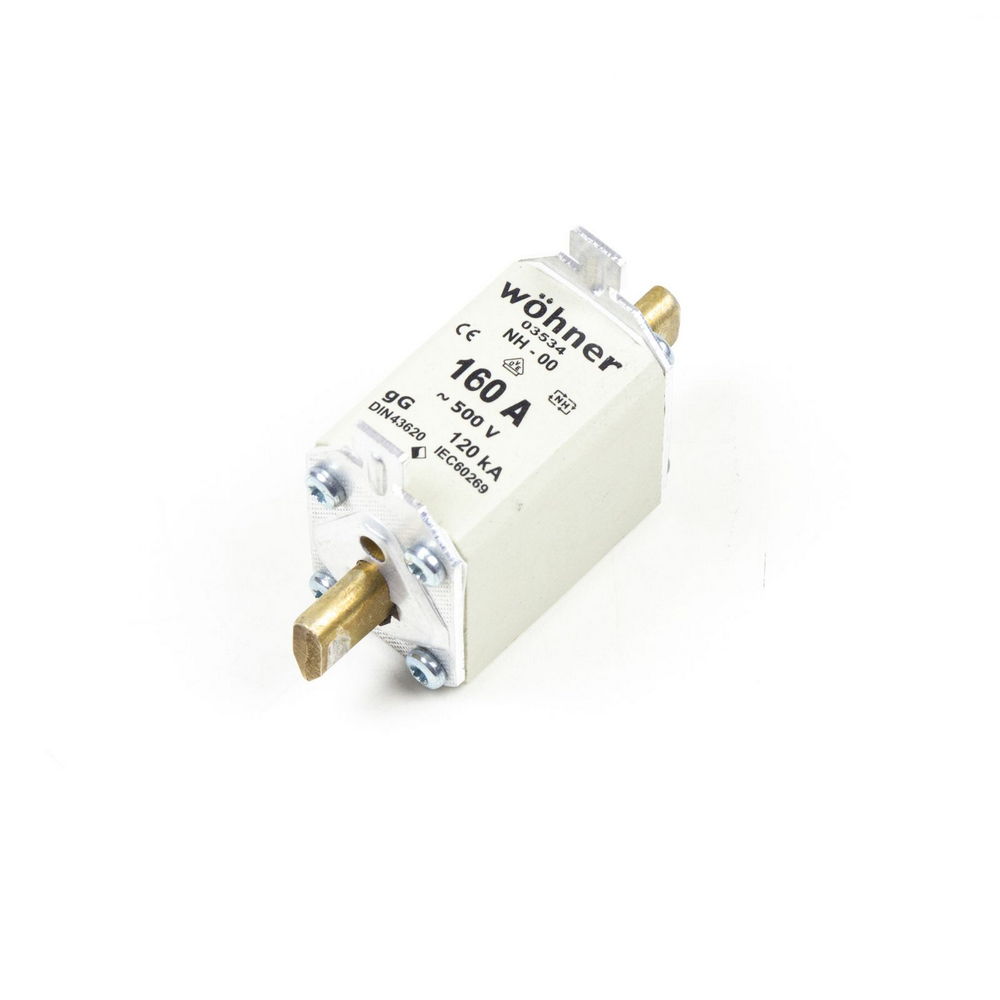 WOHNER 03534 NH00 Fuse NH00 160A 500V gG