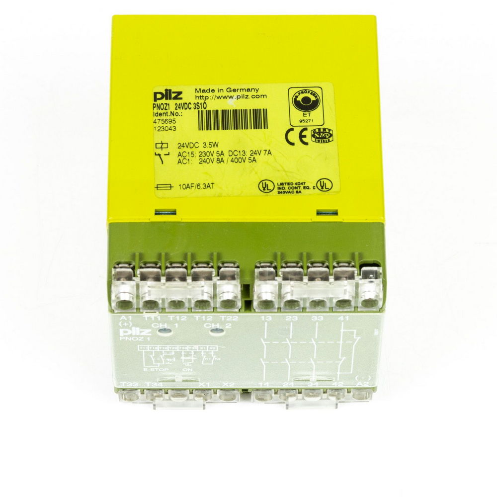 PILZ PNOZ1-24VDC-3S10 475695 Safety relay — изображение 4