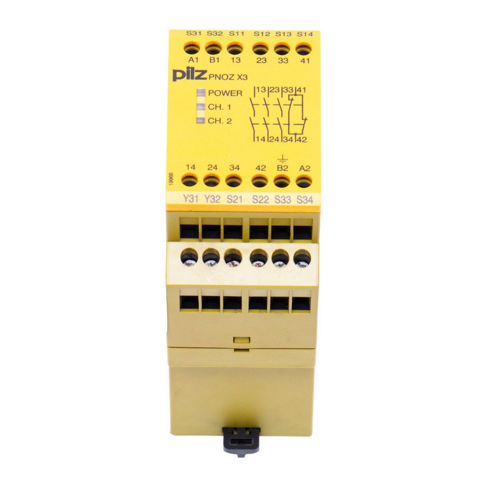 PILZ PNOZ X3 230VAC 24VDC 3n/0 1n/c 1s0 + 774318 — изображение 2