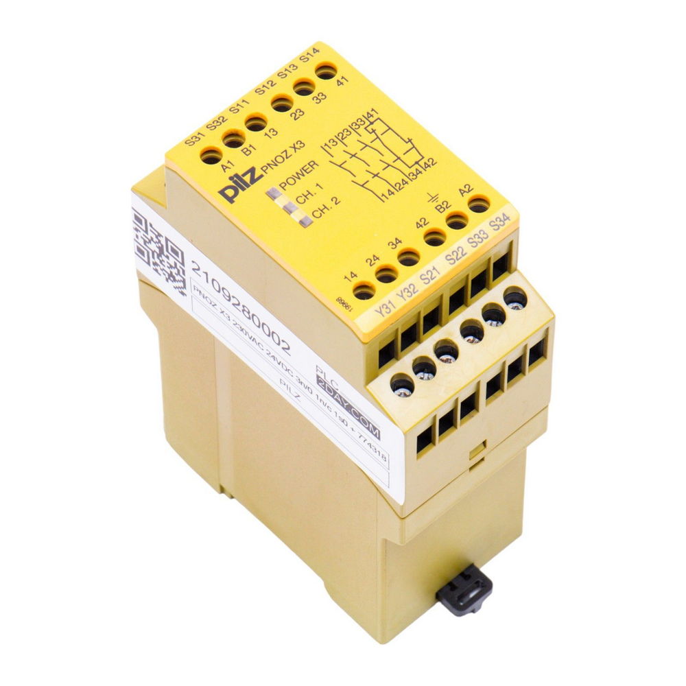 PILZ PNOZ X3 230VAC 24VDC 3n/0 1n/c 1s0 + 774318 — изображение 3