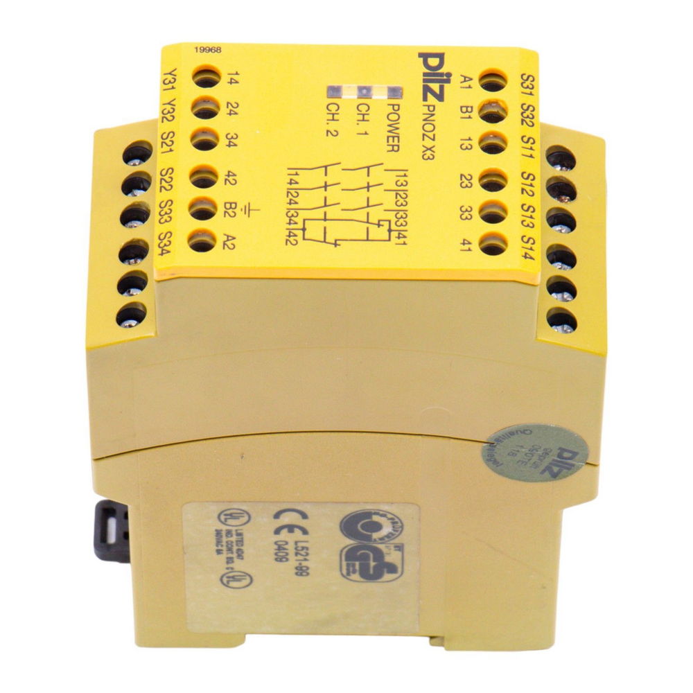PILZ PNOZ X3 230VAC 24VDC 3n/0 1n/c 1s0 + 774318 — изображение 5