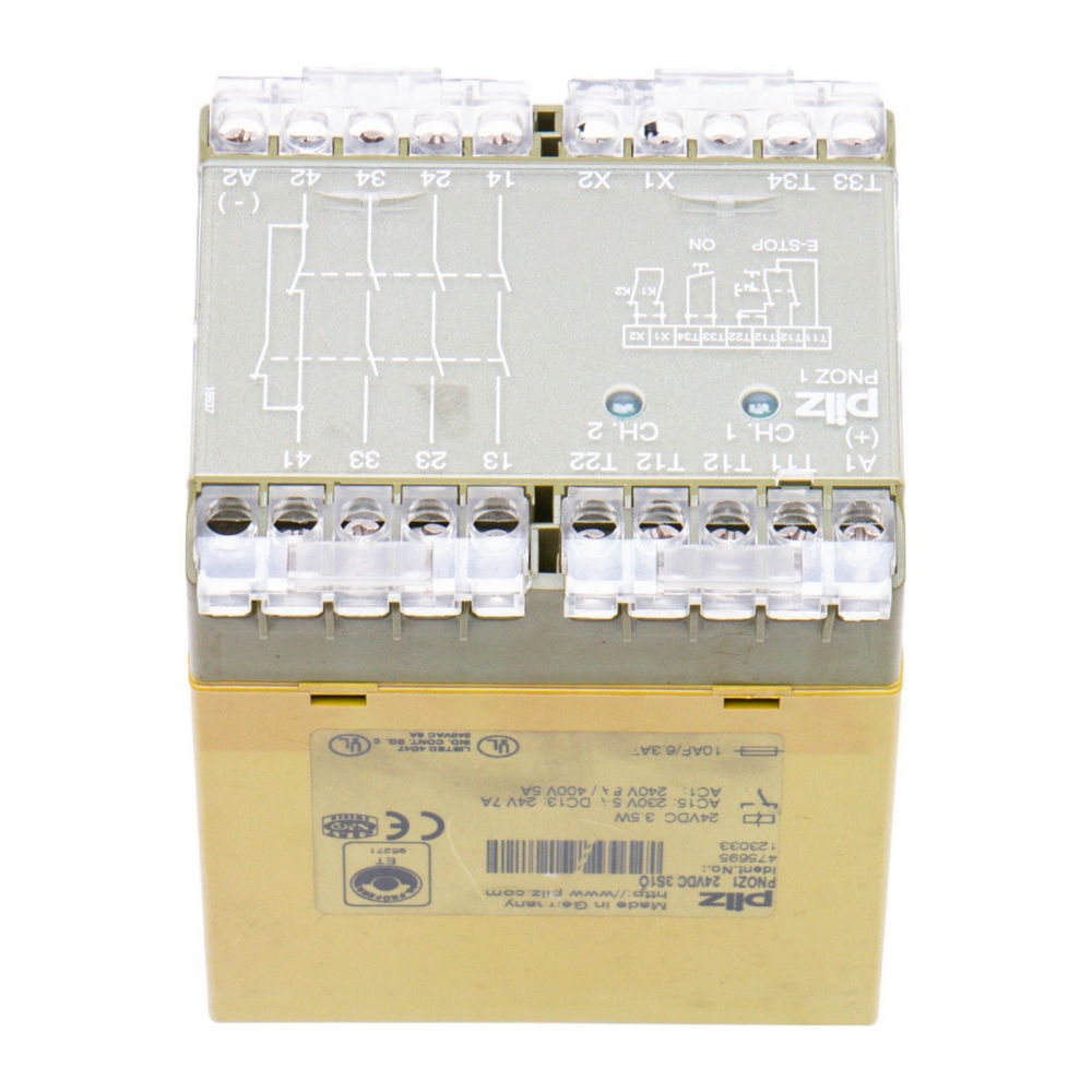 PILZ PNOZ1 24VDC 3S10 475695 — изображение 6