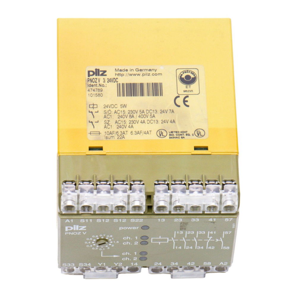 PILZ PNOZV 3/24VDC 474789 — изображение 2