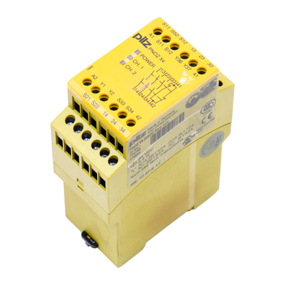 PILZ PNOZ X4 24VDC 3n/o 1n/c 774730