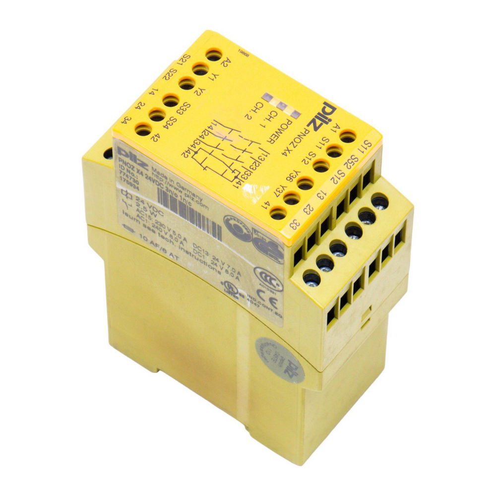 PILZ PNOZ X4 24VDC 3n/o 1n/c 774730 — изображение 3