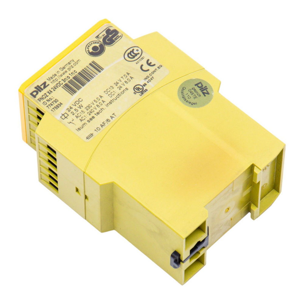PILZ PNOZ X4 24VDC 3n/o 1n/c 774730 — изображение 6