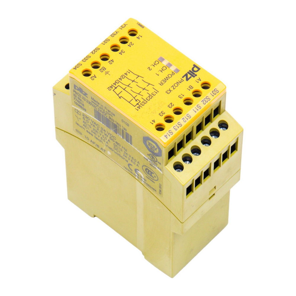 PILZ PNOZ X3 230VAC 24VDC 3n/0 1n/c 1so 774318 — изображение 3