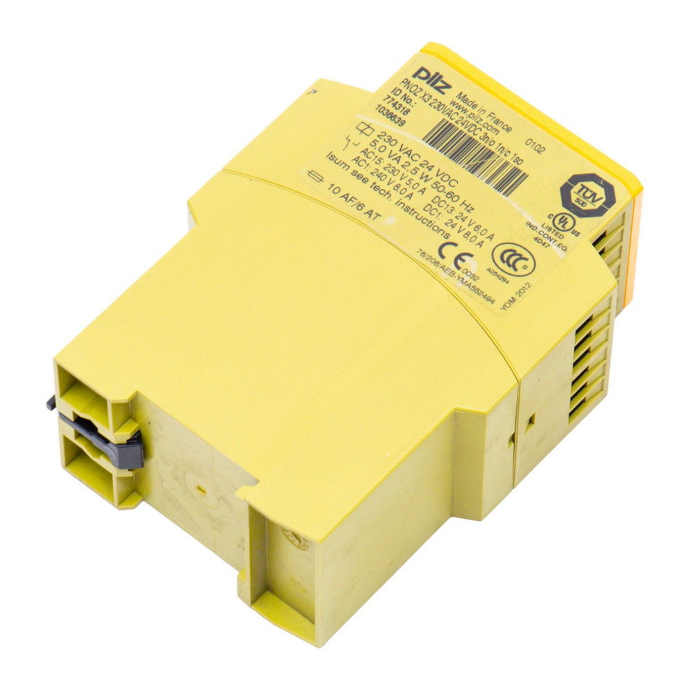 PILZ PNOZ X3 230VAC 24VDC 3n/0 1n/c 1so 774318 — изображение 4