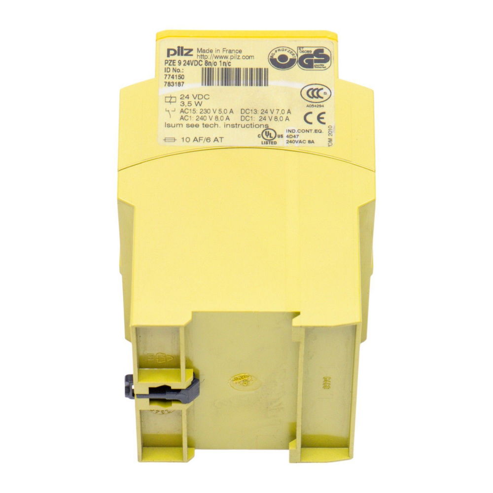 PILZ PNOZ 9 24VDC 8n/o 1n/c 774150 — изображение 6