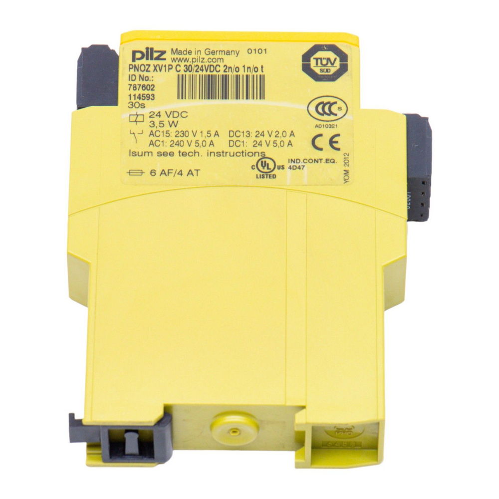 PILZ PNOZ XV1P C30/24VDC 2n/o 1n/ot 787602 — изображение 5
