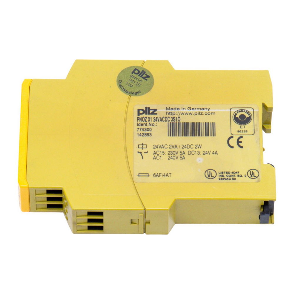PILZ PNOZ X1 24VACDC 3S10 774300 142893 — изображение 2