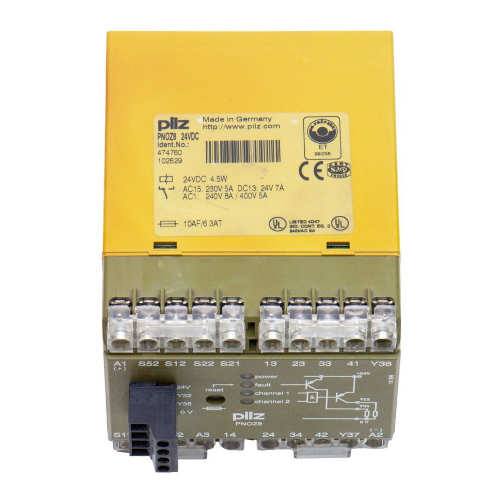 PILZ PNOZ8 24VDC 474760 — изображение 2
