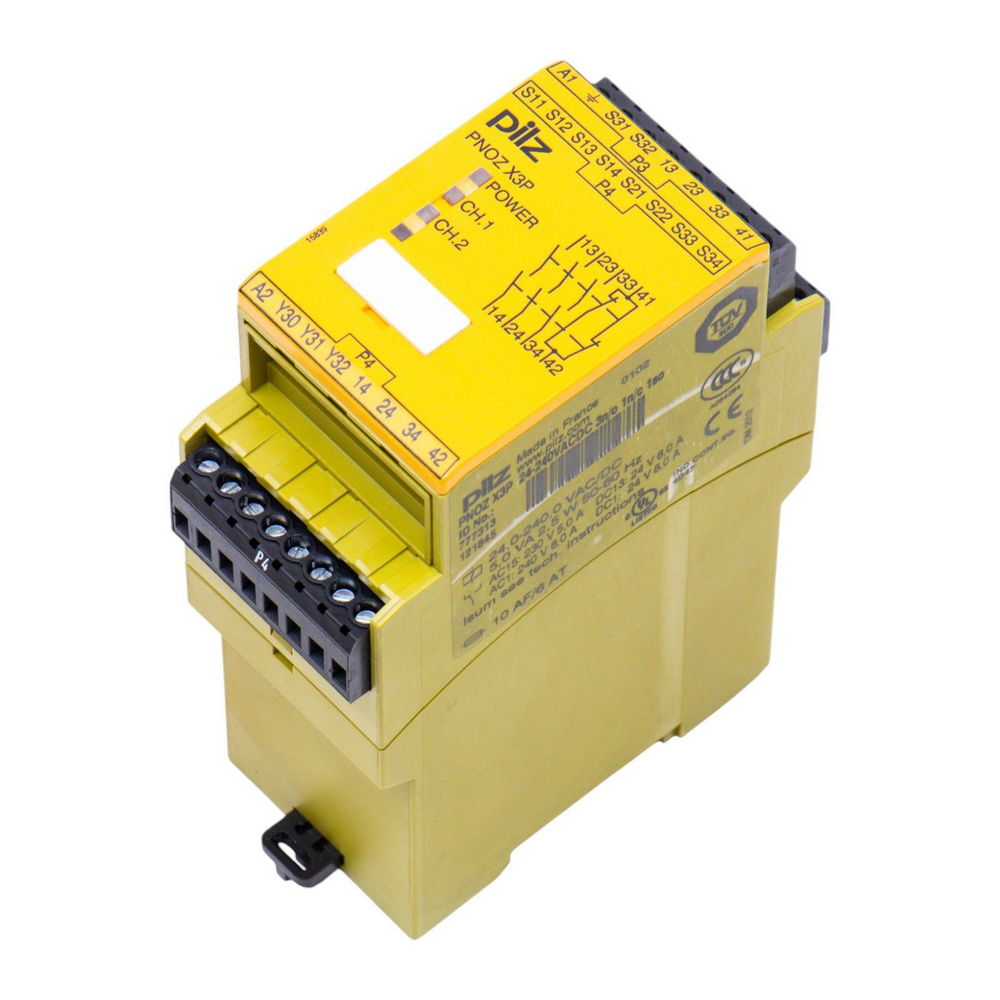 PILZ PNOZ-X3P-24-24V0VAC/DC-3n/o-1n/c-1so 777313