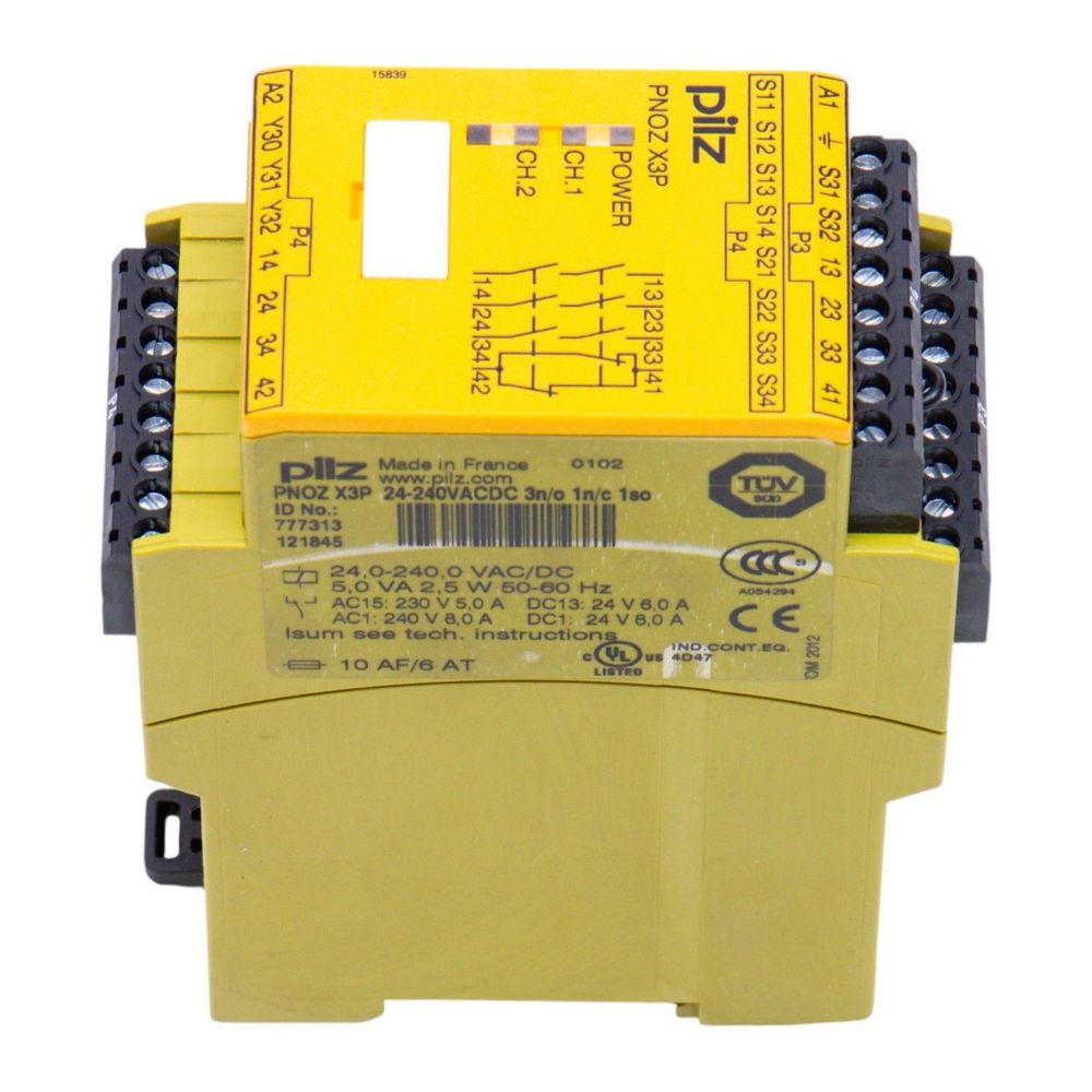 PILZ PNOZ-X3P-24-24V0VAC/DC-3n/o-1n/c-1so 777313 — изображение 7