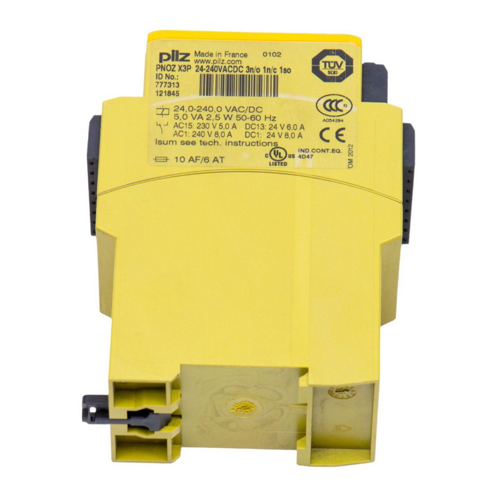 PILZ PNOZ-X3P-24-24V0VAC/DC-3n/o-1n/c-1so 777313 — изображение 8
