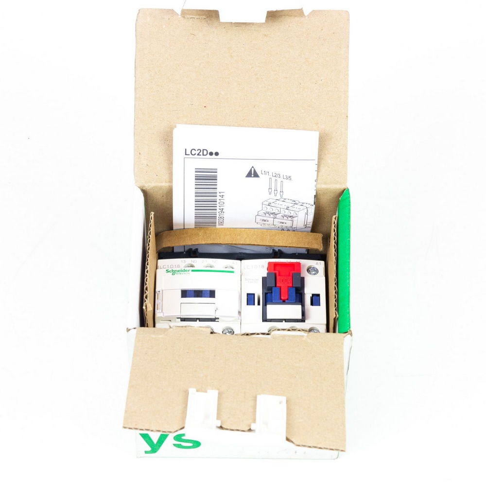 SCHNEIDER ELECTRIC LC2D18E7, Reversing Contactor 575VAC 18A IEC — изображение 3