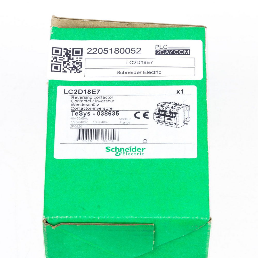 SCHNEIDER ELECTRIC LC2D18E7, Reversing Contactor 575VAC 18A IEC — изображение 5