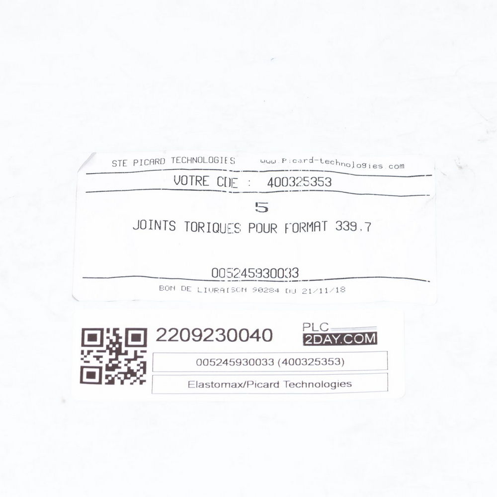 5 O rings for format: 339.7