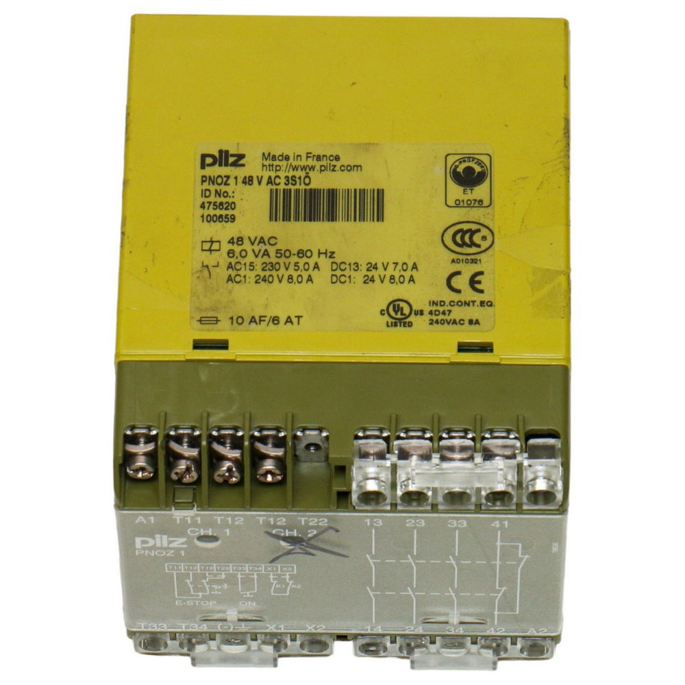 PILZ PNOZ1-48VAC 3S10 475620 — изображение 6