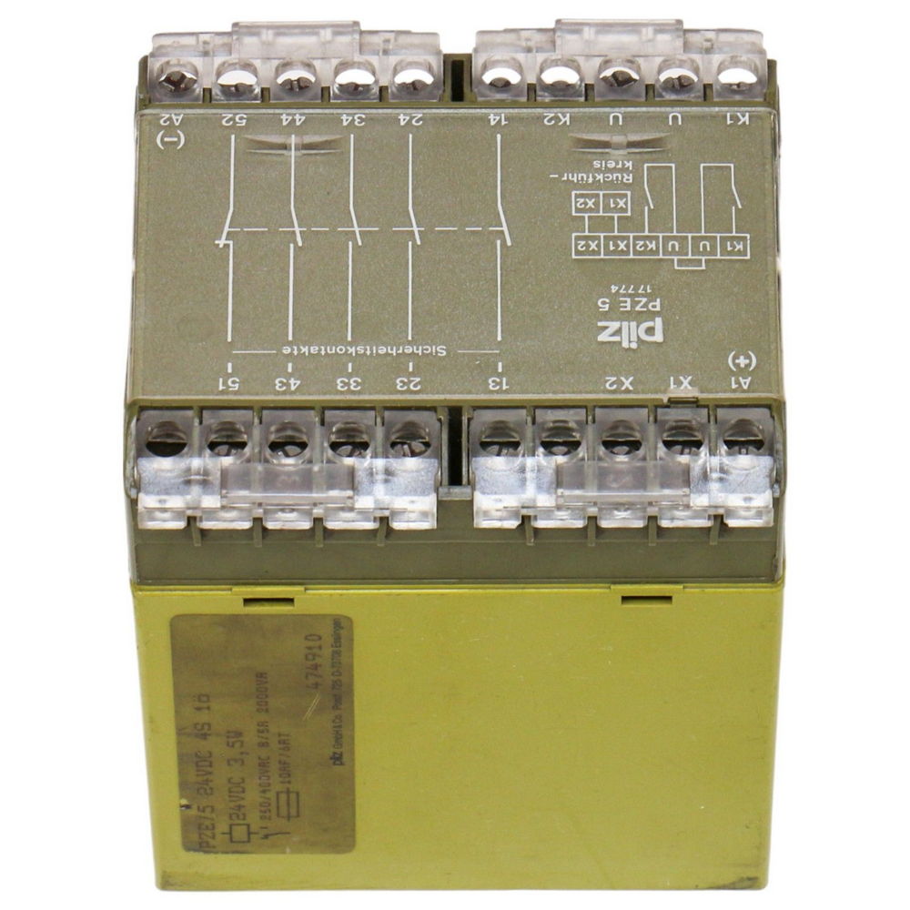 PILZ PZE/5 24VDC 4S 1o 474910 — изображение 4