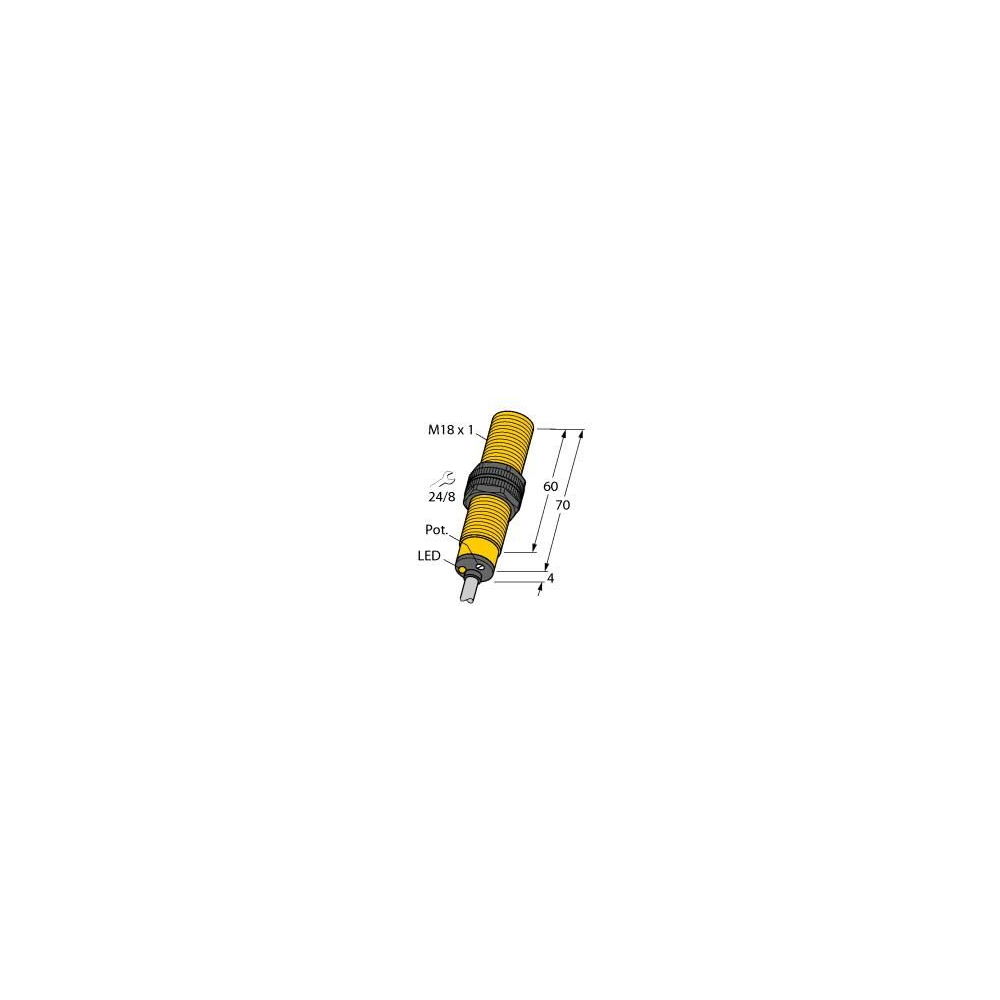 TURCK BC5-S18-AP4X BEN SCHAK INB CAP 7.5MM PNP (1pc)